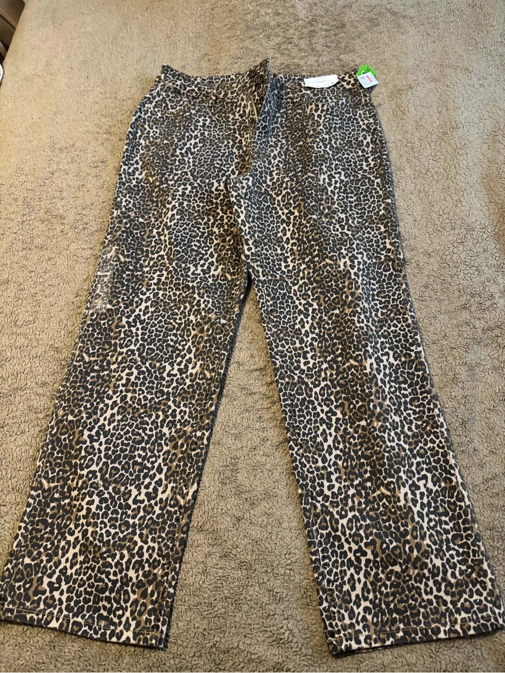 Maurices Leopard Print Wide Leg Pants - Brown & Black